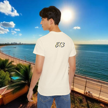 TB Monogram Tee — 813 Tampa Area Short-Sleeve T-Shirt