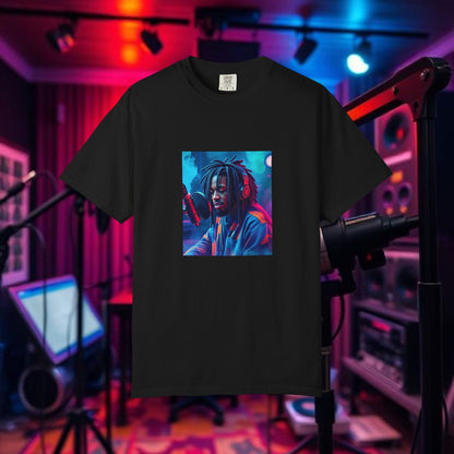 Vibrant Music Lover's T-Shirt, Artistic Tee for Musicians, Gift for Hip-Hop Fans, Unisex Apparel, Casual Streetwear Style