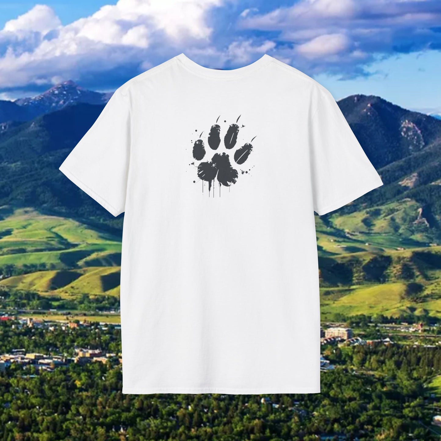 Upside Down FTG Unisex Softstyle T-Shirt - Trendy Fashion Tee, Everyday Comfort, Gift for Bobcat Fans, Gameday Wear, Relaxed Style