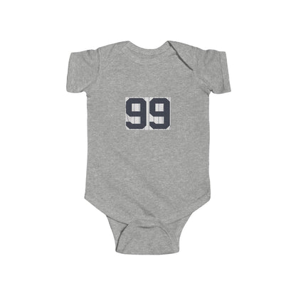 #99 Infant Fine Jersey Bodysuit, Baby Onesie, Judge Fans