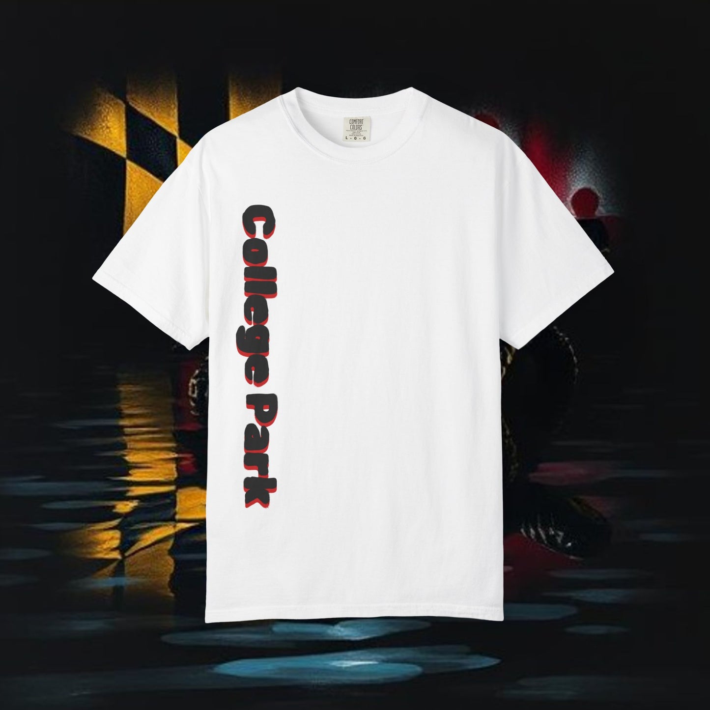 College Park Garment-Dyed T-Shirt: Perfect for Fans, College Spirit, Casual Wear, Gifts, and Events