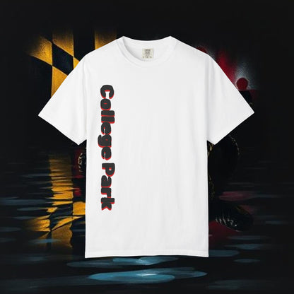 College Park Garment-Dyed T-Shirt: Perfect for Fans, College Spirit, Casual Wear, Gifts, and Events
