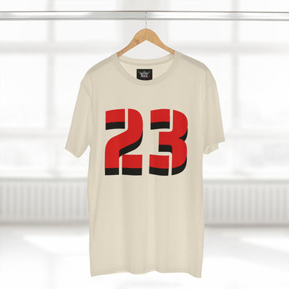 Sporty Adult Tee with Bold Number 23, Casual Fan Shirt, Basketball Apparel, Gift for Sports Lovers, Team Spirit Top