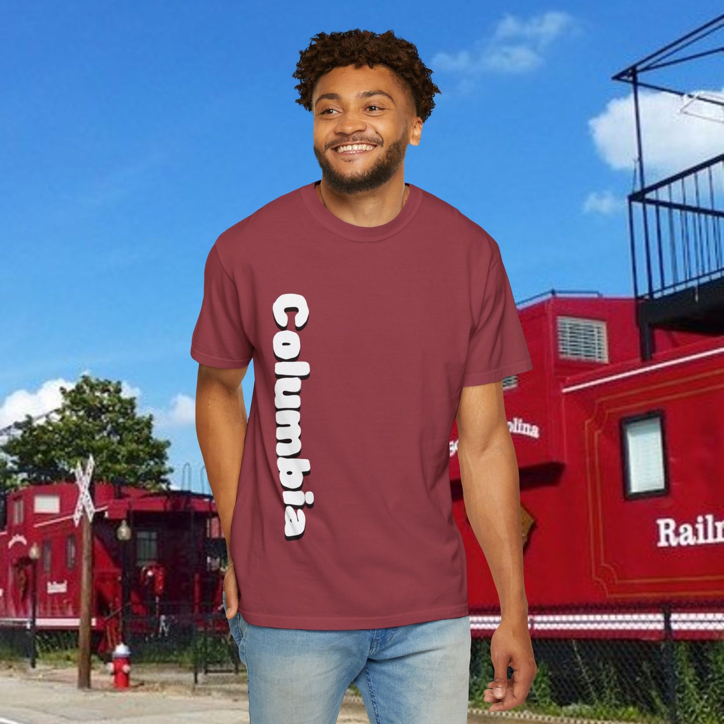 Columbia South Carolina Graphic Tee, Unisex T-Shirt, Trendy Summer Top, Gift for Travelers, Beachwear, Casual Wear