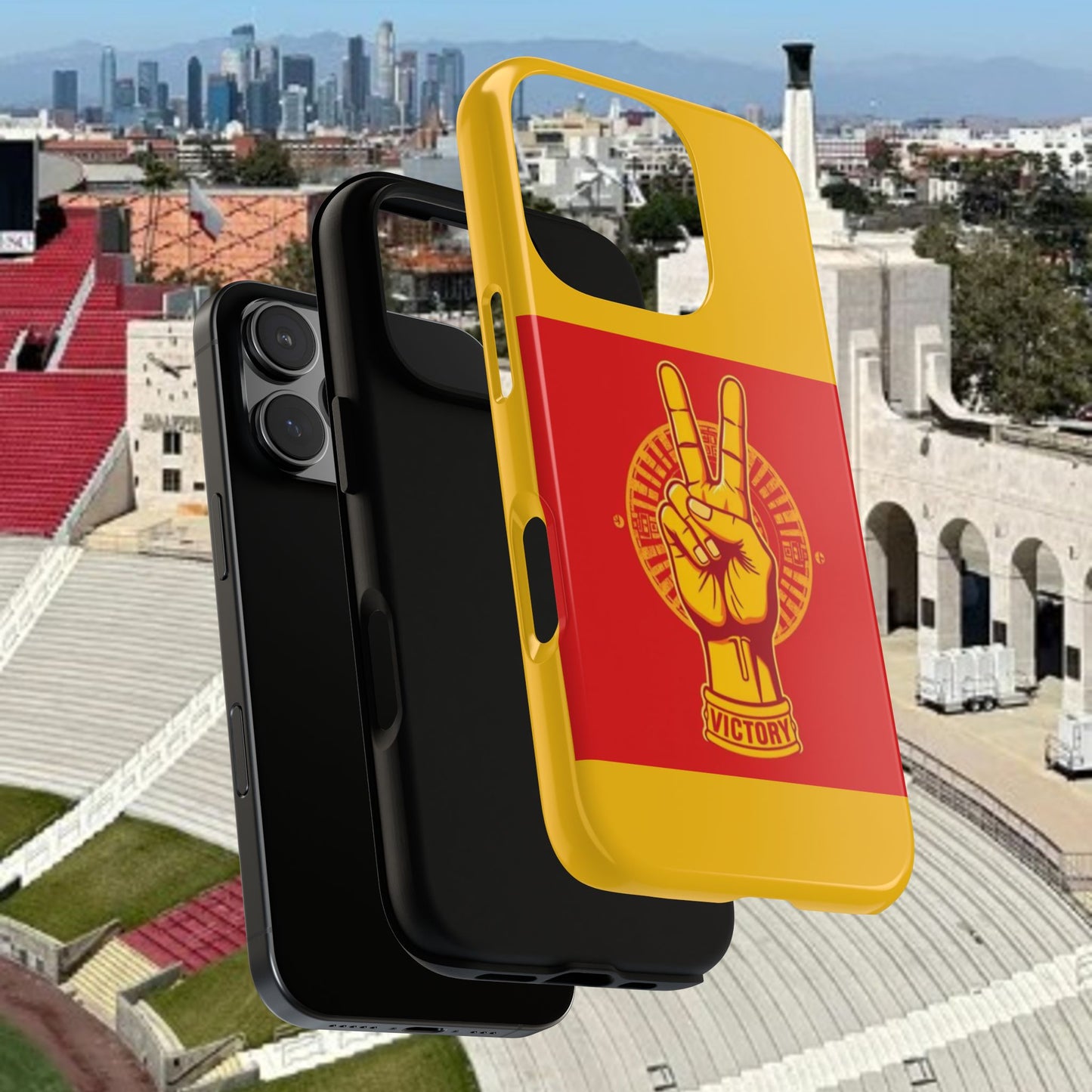 Victory Inspired Symbol Phone Case, Tough Phone Cover, Gift for Empowerment, Inspirational Tech Accessory, Unique Phone Protection