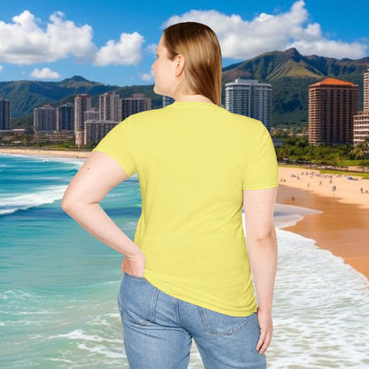 T-Shirt with HAKA Design, Tropical Vibe Tee, Perfect for Hawaii Fans, Unisex Graphic Tee, Summer Essentials, Gift for Friends