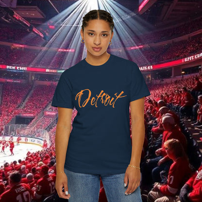 Detroit Script T-Shirt — City Pride Tee