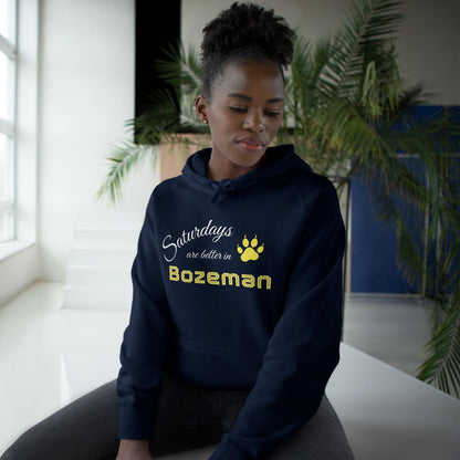 Bozeman Saturdays Unisex Hoodie, Cozy Sweatshirt, Fall Fashion, Casual Wear, Perfect Gift for Him/Her, Outdoor Adventures