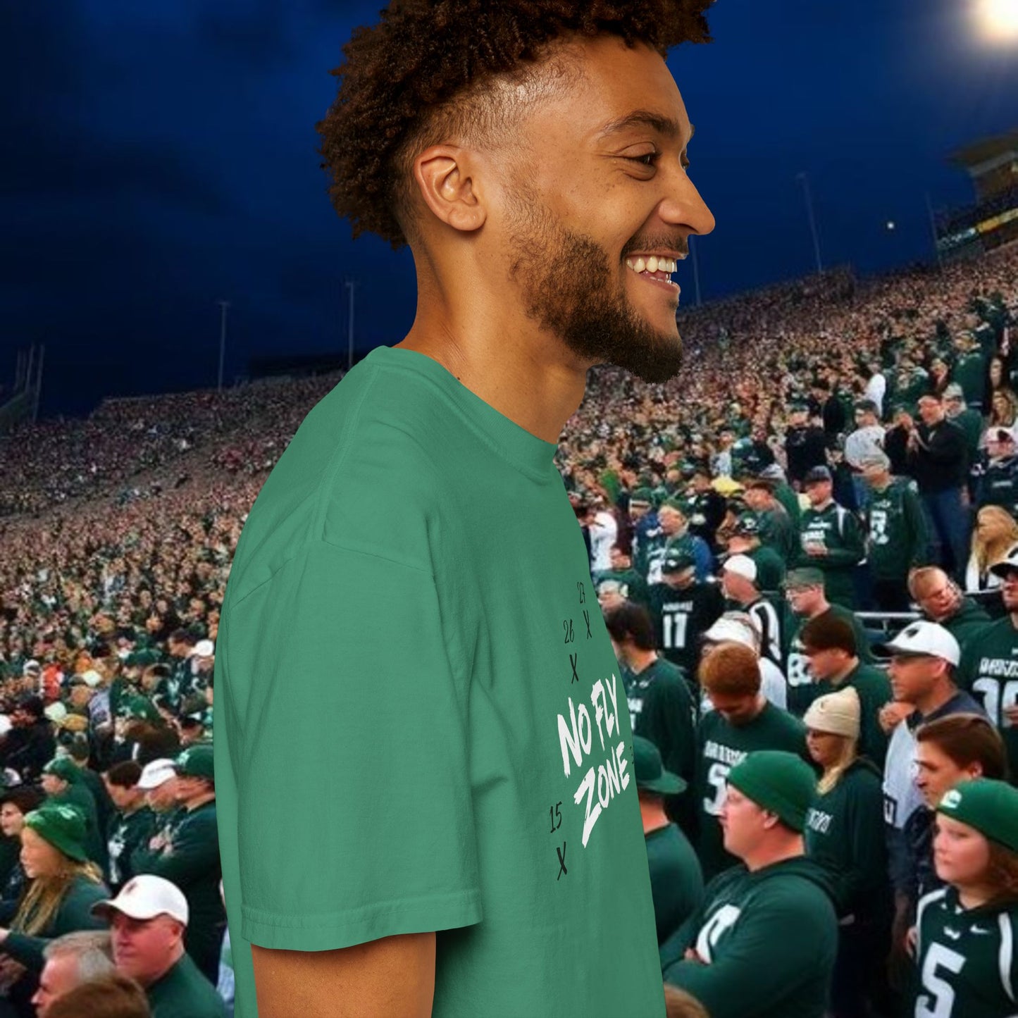 Unisex Sports T-shirt, Casual Wear, Game Day Tee, Fan Apparel, Lightweight Summer Shirt, No Fly Zone Design