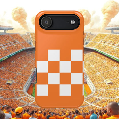 Vibrant Checkerboard Magnetic Tough Cases for Phones, Sports Fans' Accessory, Durable Protection, Tennessee Design, Custom Cases, Gift Ideas