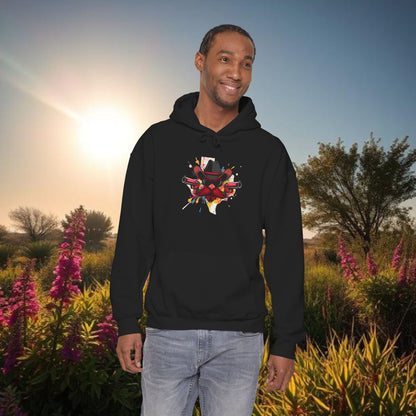 Hoodie — Retro Graphic Pullover, Perfect for Football Games or Hanging with friends. Stylish and soft style hoodie.