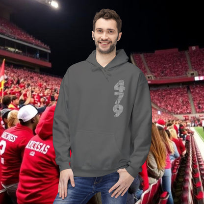 Boar Graphic Hoodie — Rugged Wild Boar Illustration with '479' Chest Print