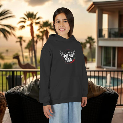 The Wing Man Youth Hoodie - Cozy Sweater, Perfect Gift for Boys, Teens, Friends, Casual Wear, Birthday Present