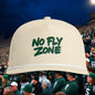 No Fly Zone Rope Cap — Sunwashed Baseball Hat for Game Day Fans
