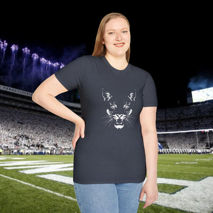 Fierce Silhouette Graphic T-Shirt, Unisex Tee, Gameday Shirt, Casual Wear, College Fashion, Gift for White Out Game
