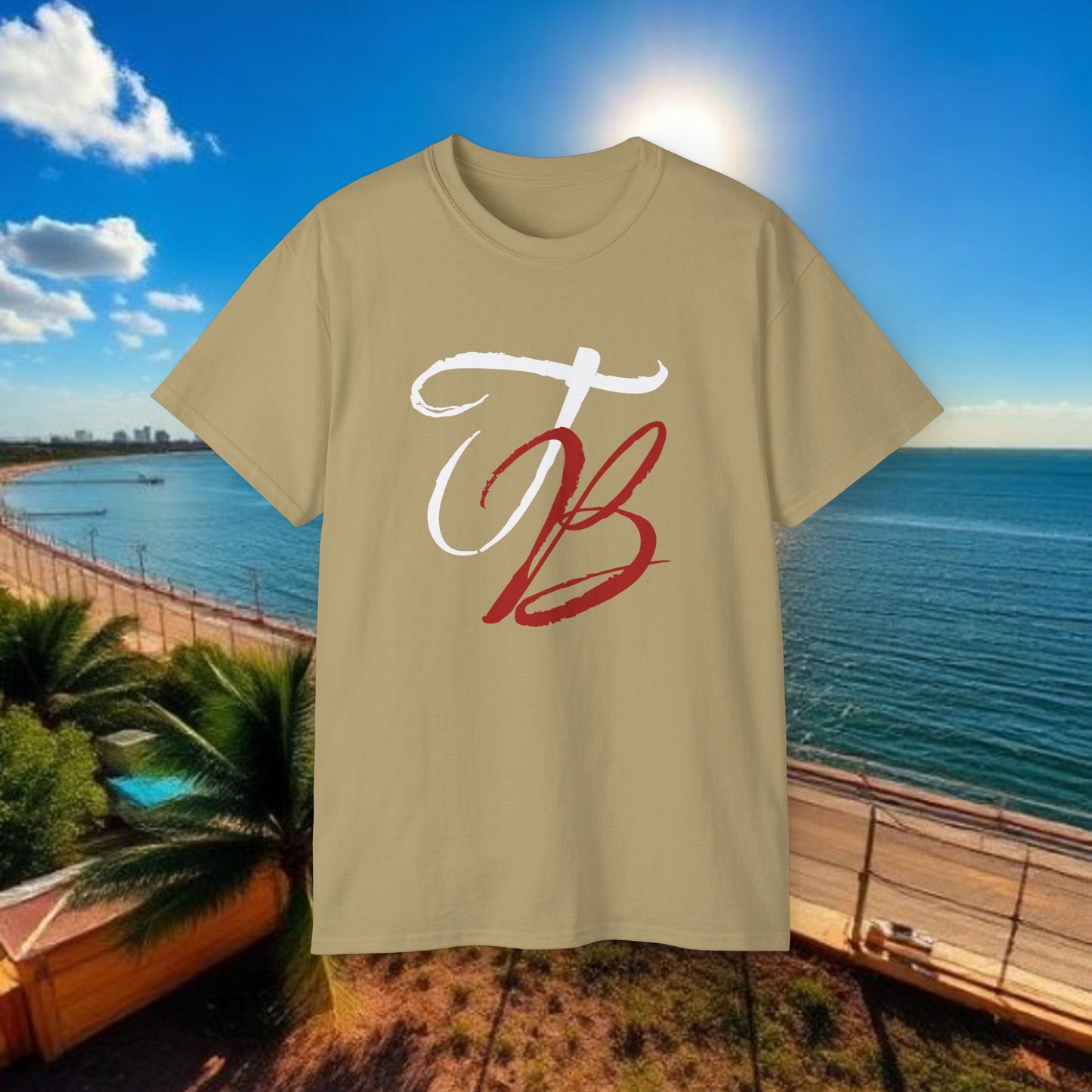 TB Monogram Tee — 813 Tampa Area Short-Sleeve T-Shirt