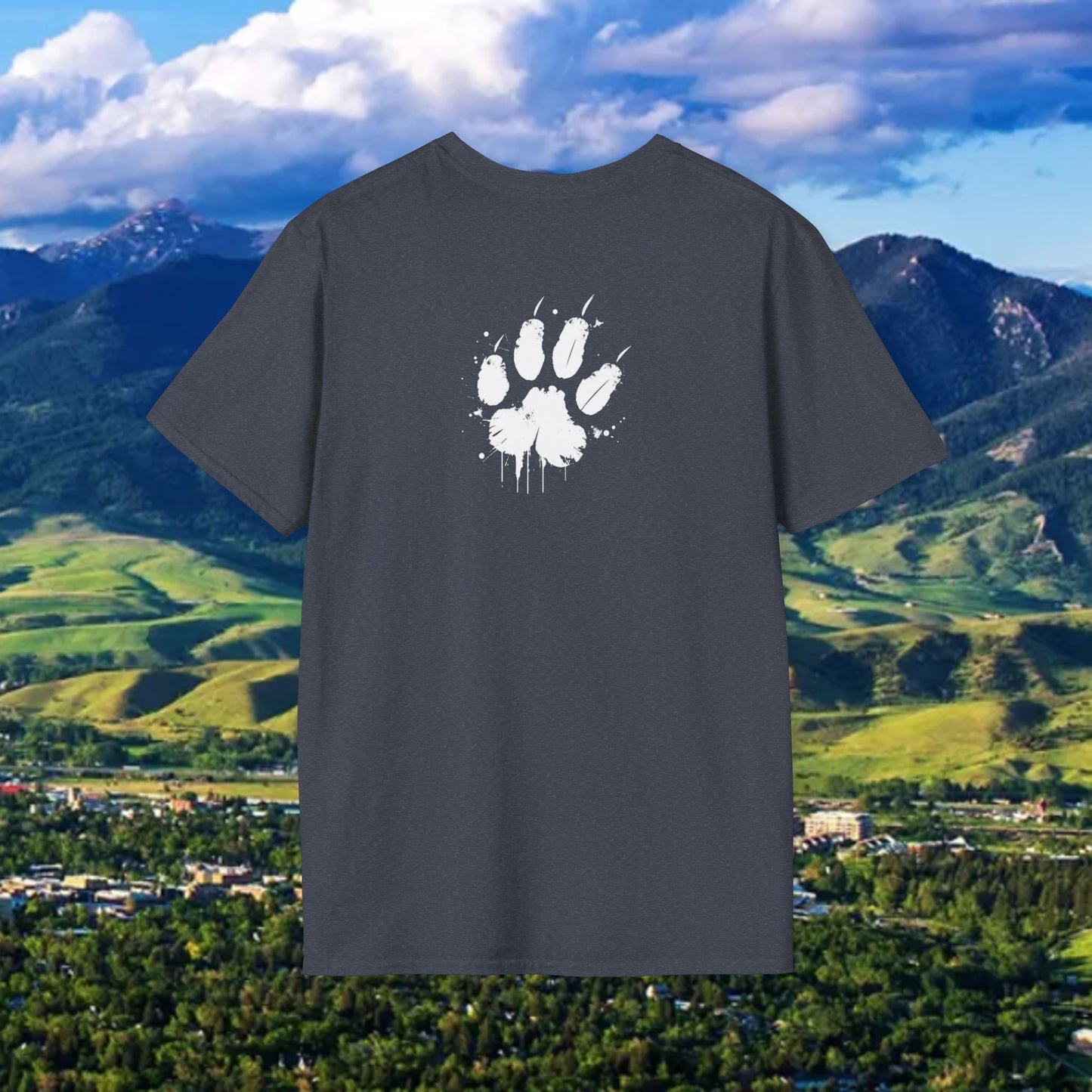 Upside Down FTG Unisex Softstyle T-Shirt - Trendy Fashion Tee, Everyday Comfort, Gift for Bobcat Fans, Gameday Wear, Relaxed Style