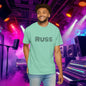 Russ Unisex T-Shirt with Retro Design, Hip-Hop Shirt, Casual Wear, Unique Style, Russ Apparel