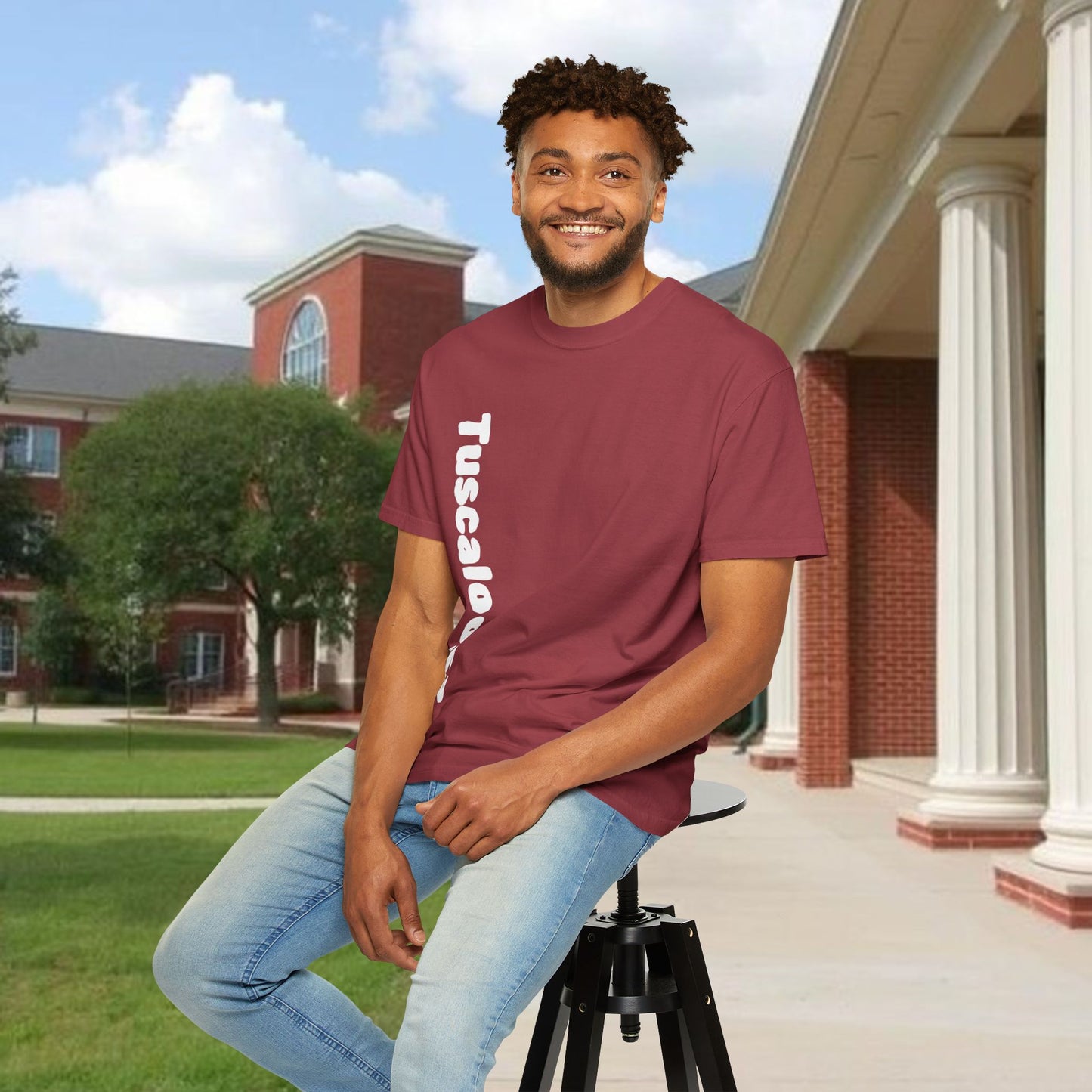 Tuscaloosa Elephant Graphic Tee, Unisex Sports T-Shirt, Football Fan Shirt, College Football Apparel, Gift for Game Day