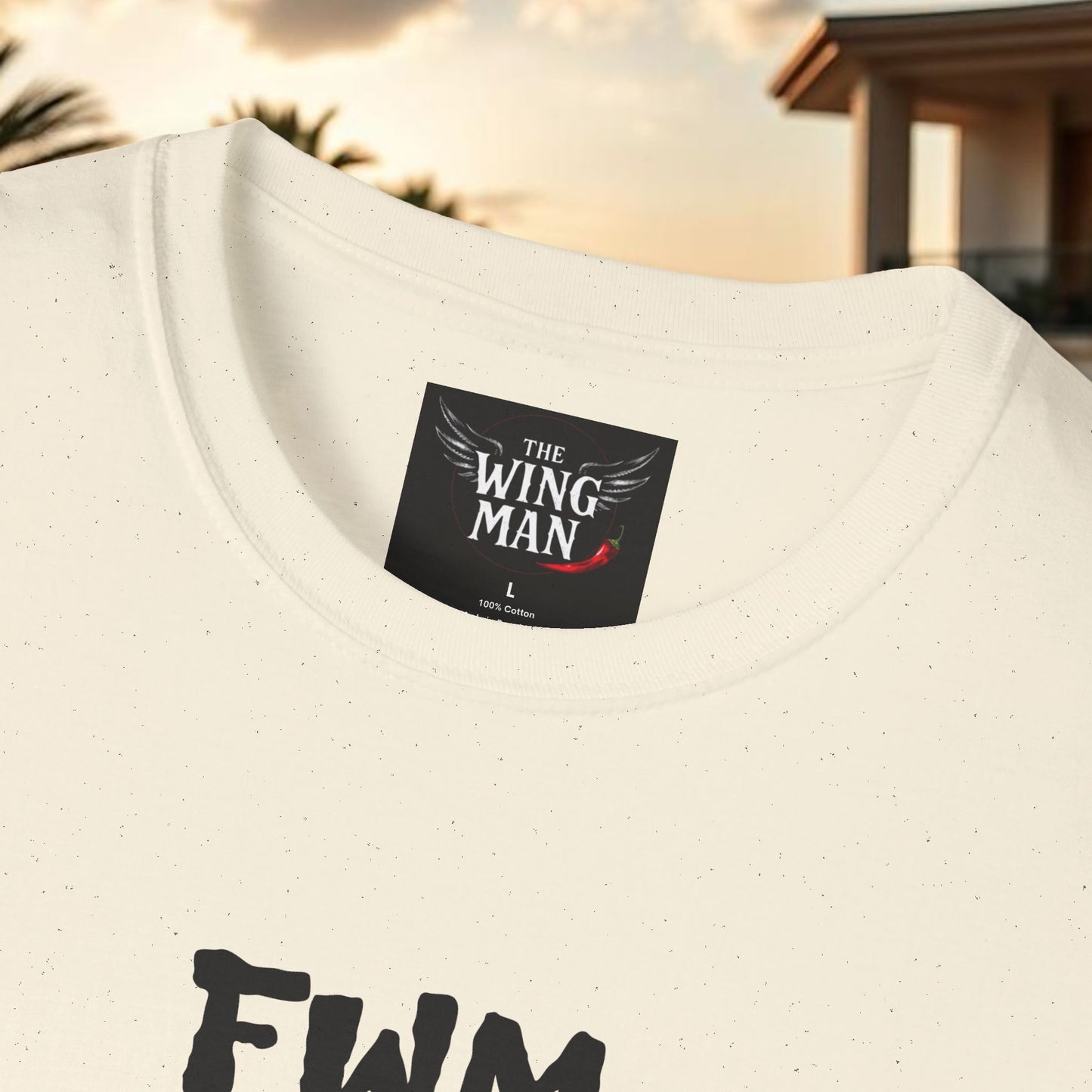 T-Shirt — "FWM Get a Bag" Graphic Tee (Banksy-Style Street Art)