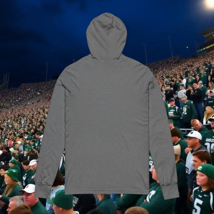 Unisex Hooded Long Sleeve Tee - Perfect for Game Day, Cheer Spiritwear, Personalized Gift, College Apparel, State Fans