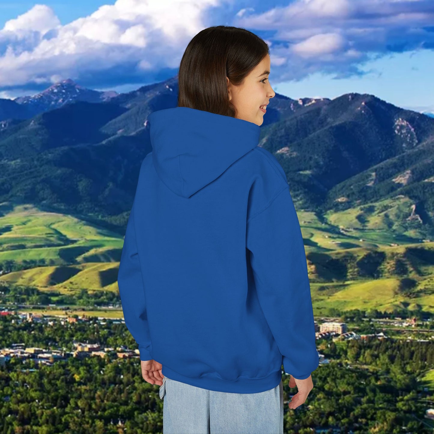 Bobcat Born Youth Hoodie, Cozy Sweatshirt for Kids, Great for School, Outdoor Adventures, Gifts, Sports Events