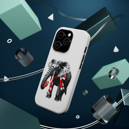 Vibrant Elephant Tough Cases - Unique Phone Case, Wildlife Lover Gift, Sports Team Accessory, Trendy Phone Cover, Fun Animal Design