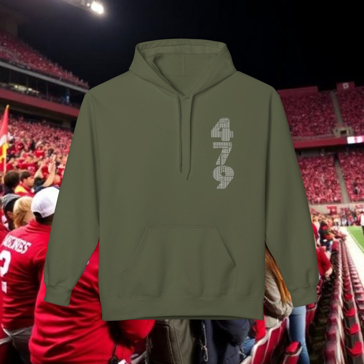 Boar Graphic Hoodie — Rugged Wild Boar Illustration with '479' Chest Print