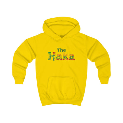 Kids Hoodie — "The Haka" Colorful Tribal Print