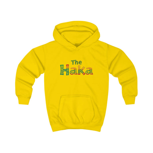 Kids Hoodie — "The Haka" Colorful Tribal Print