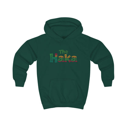 Kids Hoodie — "The Haka" Colorful Tribal Print