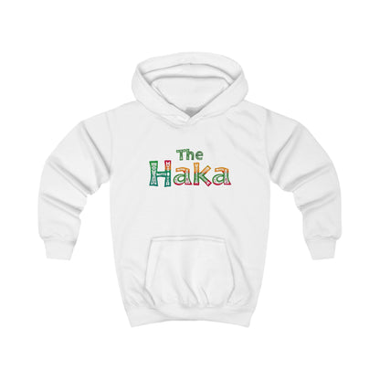 Kids Hoodie — "The Haka" Colorful Tribal Print