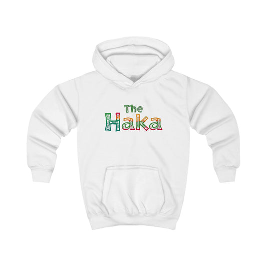 Kids Hoodie — "The Haka" Colorful Tribal Print