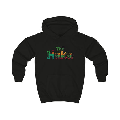 Kids Hoodie — "The Haka" Colorful Tribal Print