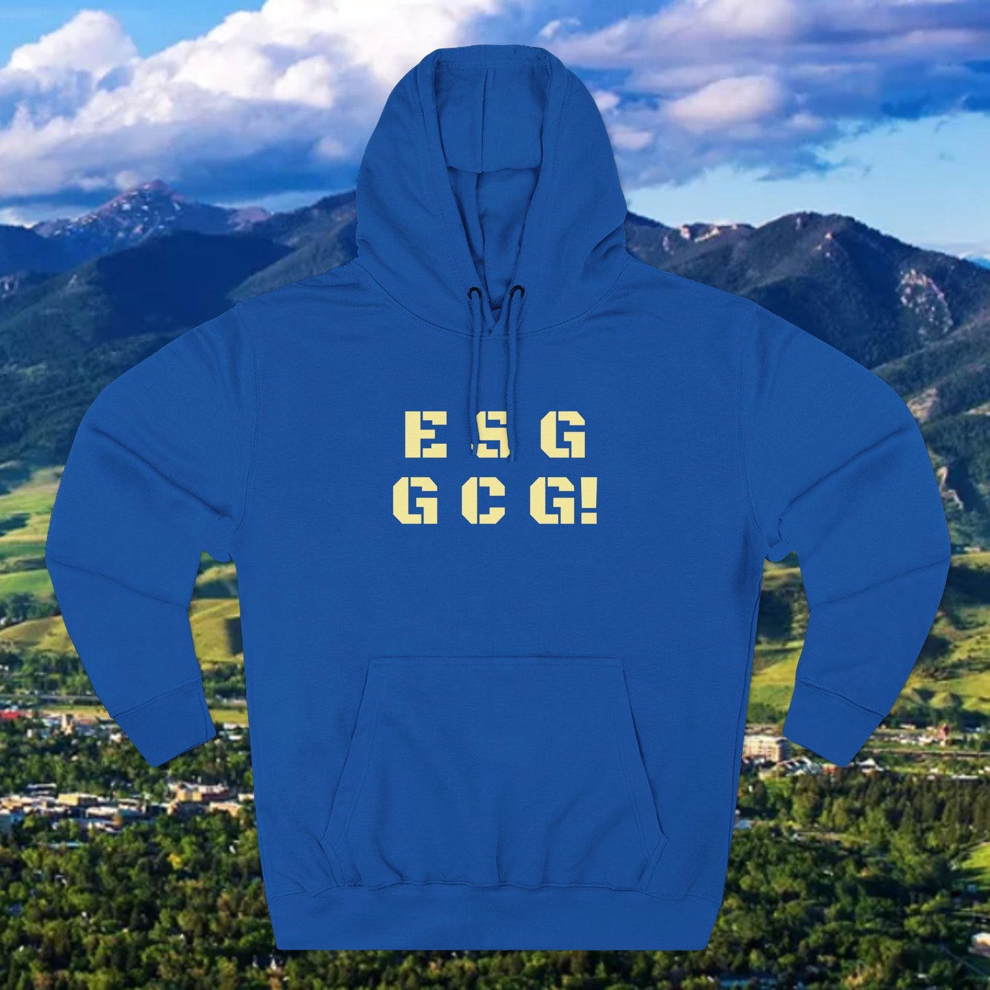 Eat Sh*t Grizzlies Three-Panel Fleece Hoodie for Football Season, Relaxed Fit, Casual Wear, Unisex, Perfect for Bobcat Games