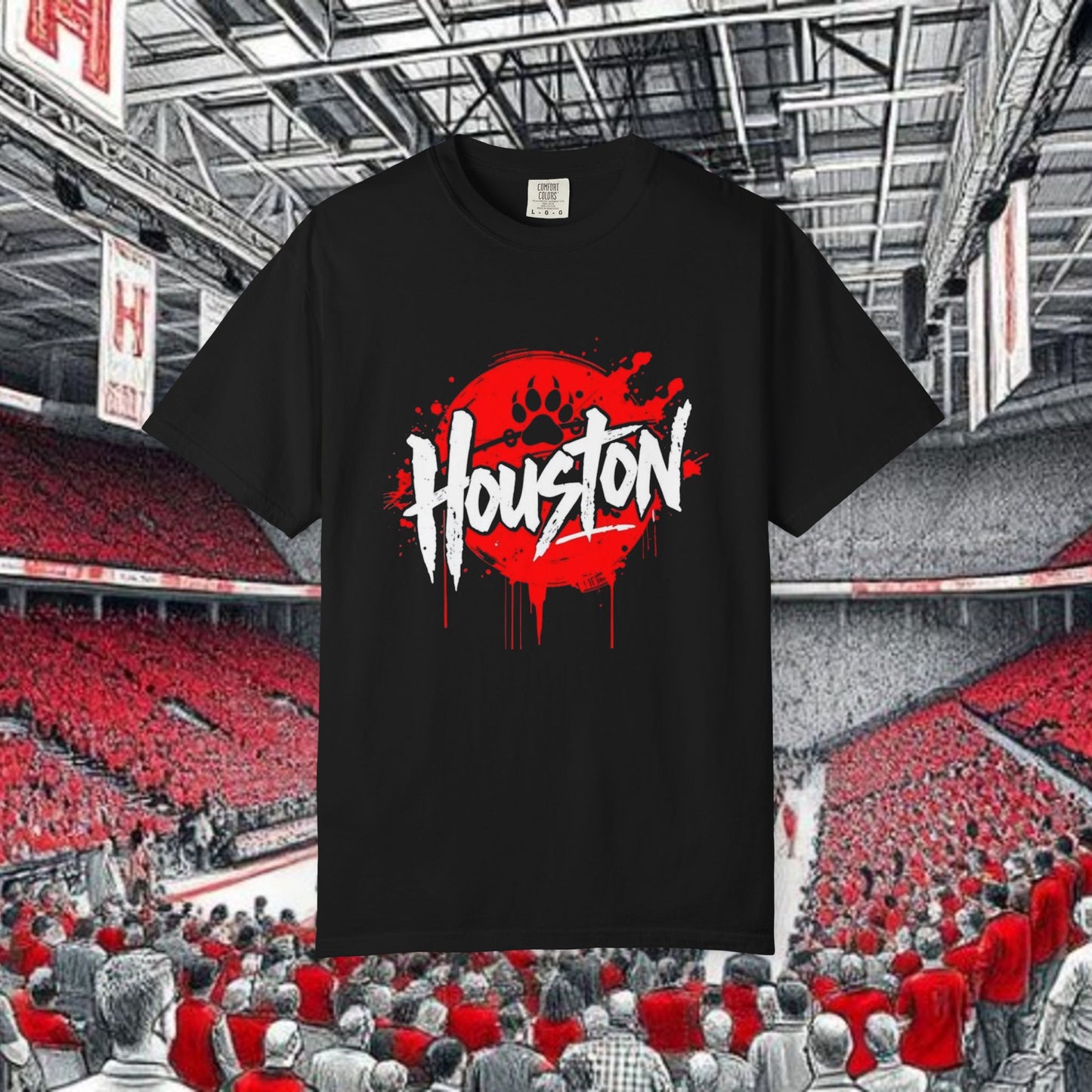Houston Urban Vibes T-Shirt, Perfect for Tailgates and gameday. Soft-style T-Shirt. Ultra Comfort and style.