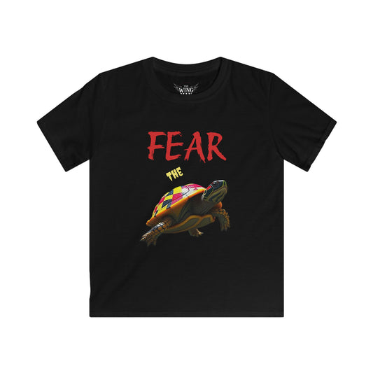 Fear Turtle Kids Tee - Fun, Stylish Shirt for Boys & Girls, Perfect for Gifts, Birthdays, Beach Days, Kids Shirt