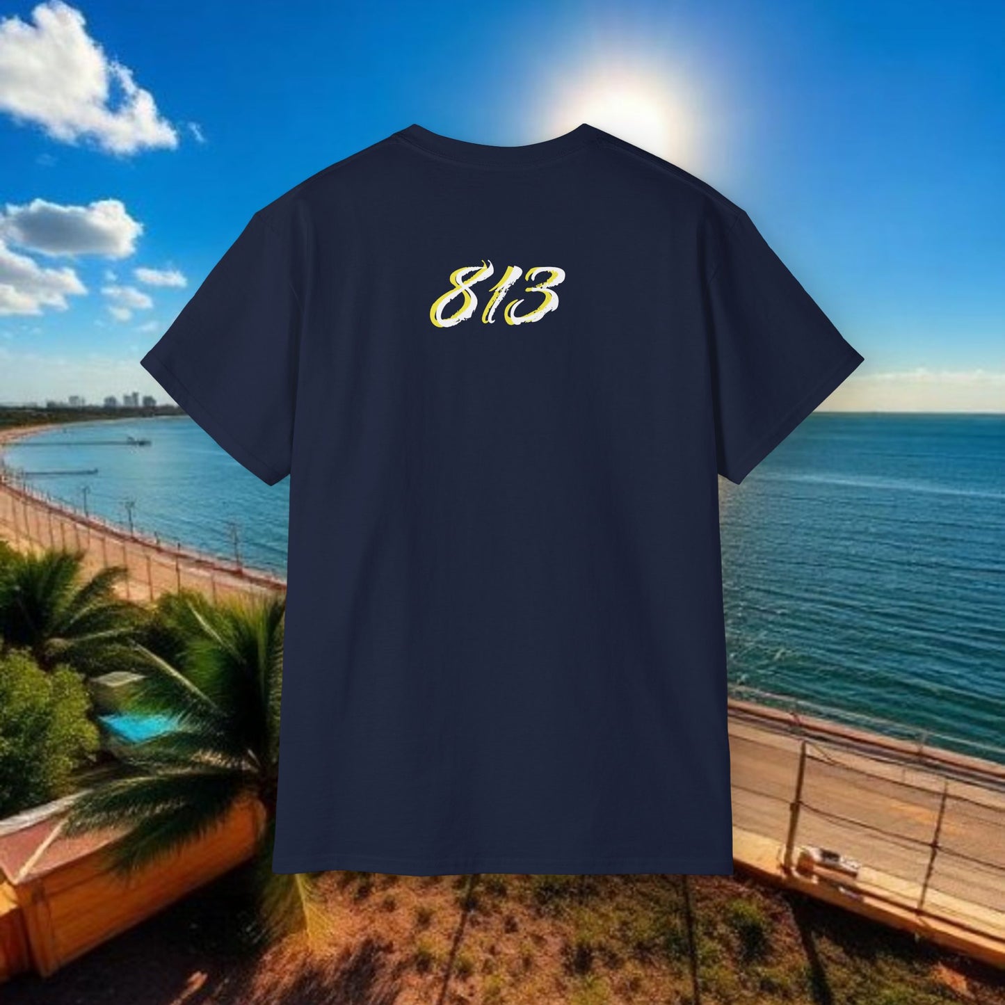 TB Monogram Tee — 813 Tampa Area Short-Sleeve T-Shirt