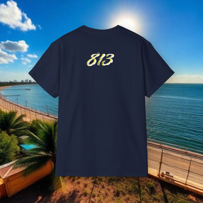 TB Monogram Tee — 813 Tampa Area Short-Sleeve T-Shirt