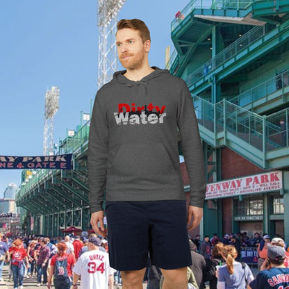 Dirty Water Unisex Fleece Hoodie with Boston Dirty Water Design, Cozy Casual Wear, Gift for Baseball Fans