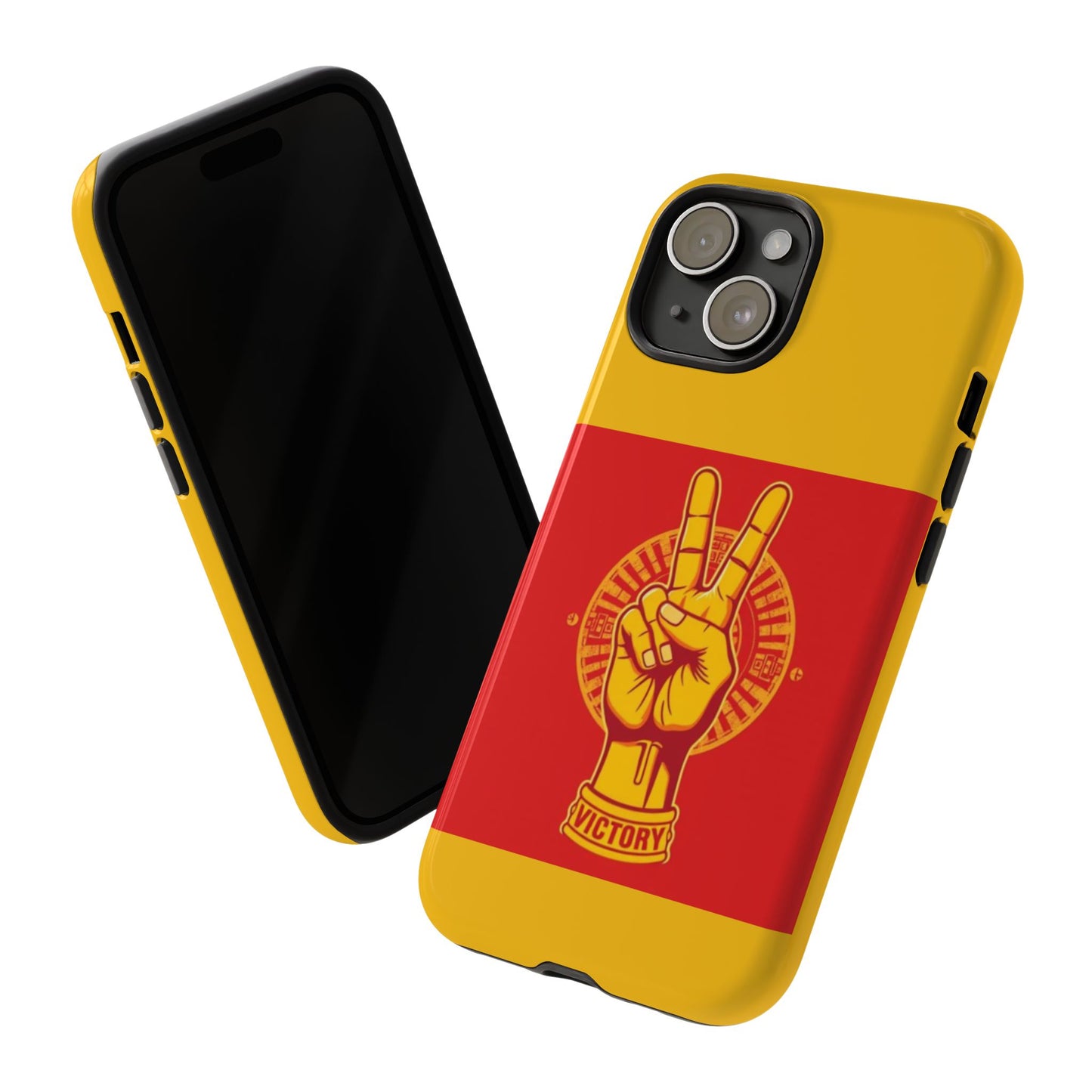 Victory Inspired Symbol Phone Case, Tough Phone Cover, Gift for Empowerment, Inspirational Tech Accessory, Unique Phone Protection