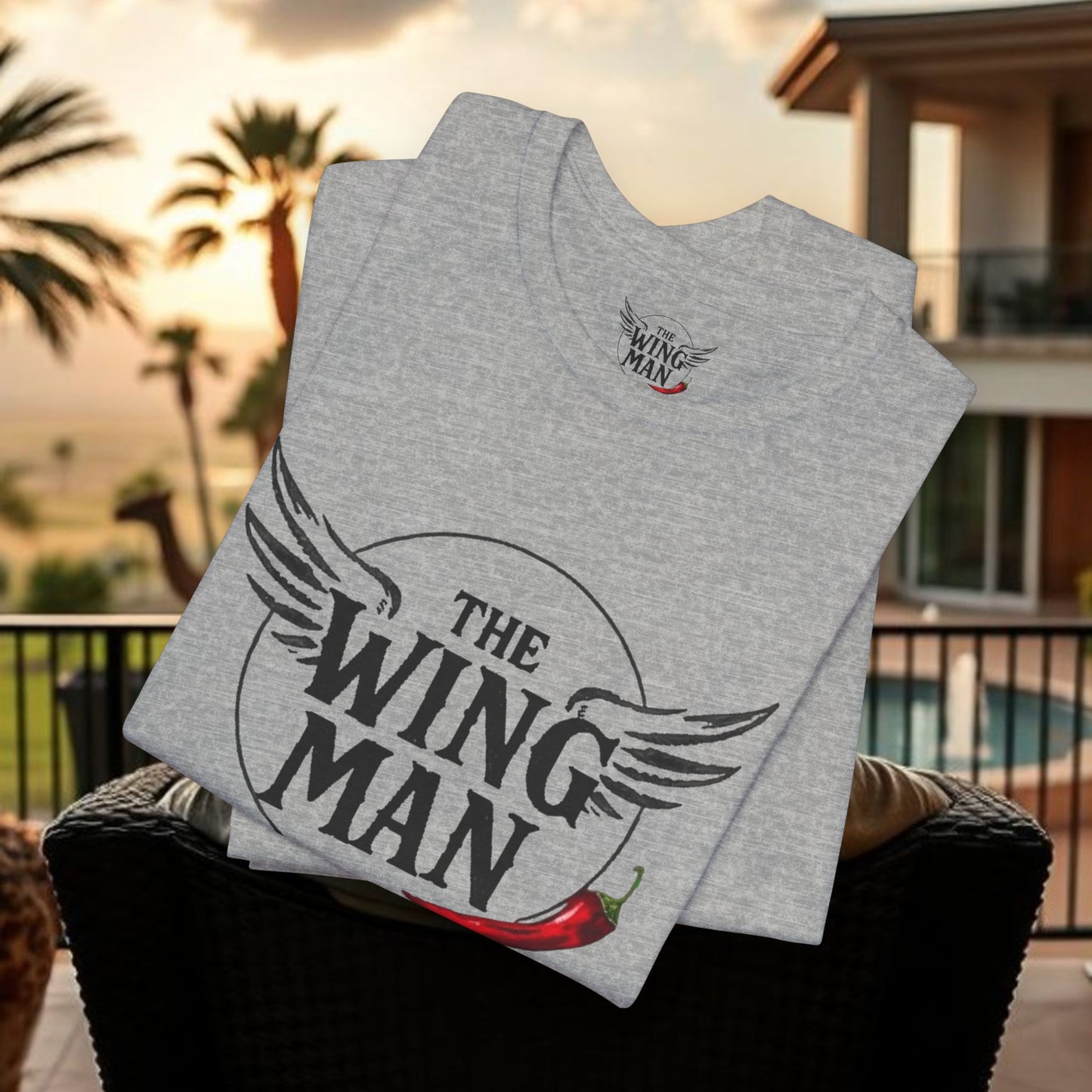 The Wing Man T-Shirt — Funny BBQ & Hot Wing Lover Tee