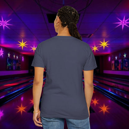 Vintage Garment-Dyed T‑Shirt — Minimal Retro Bowling Vibe, Lebowski Reference, Alright Donny