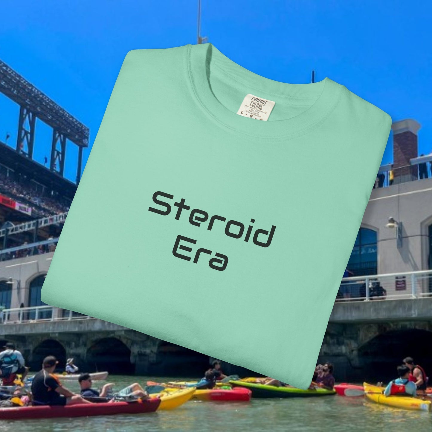 Vintage Baseball Unisex Garment-Dyed T-shirt, 90's Steroid Era Tee Shirt, Athletic Sports Tee, Retro Baseball Shirt, Sports Fan Gift,