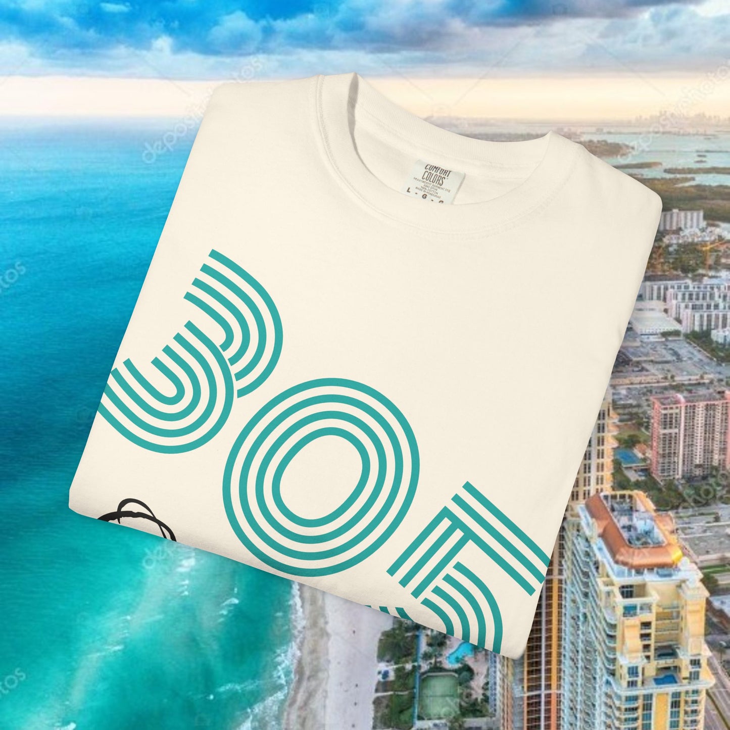 305 Ocean Drive T-Shirt — Miami Beach Garment-Dyed Tee