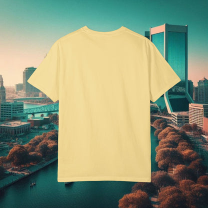 Duval Script T‑Shirt — Jacksonville Retro City Tee, Perfect for Gameday or Everyday Use. Soft style T-Shirt.