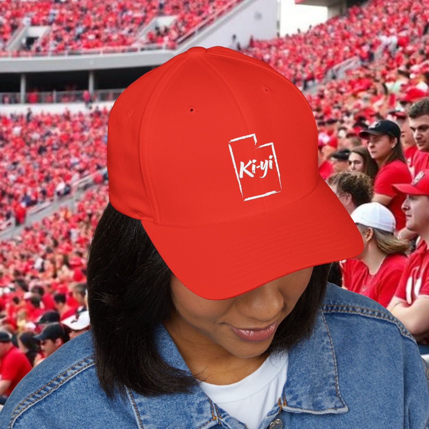 Ki-Yi Embroidered Hat, Stylish Hat for Casual Wear, Unique Gift for Him/Her, Perfect for Gameday