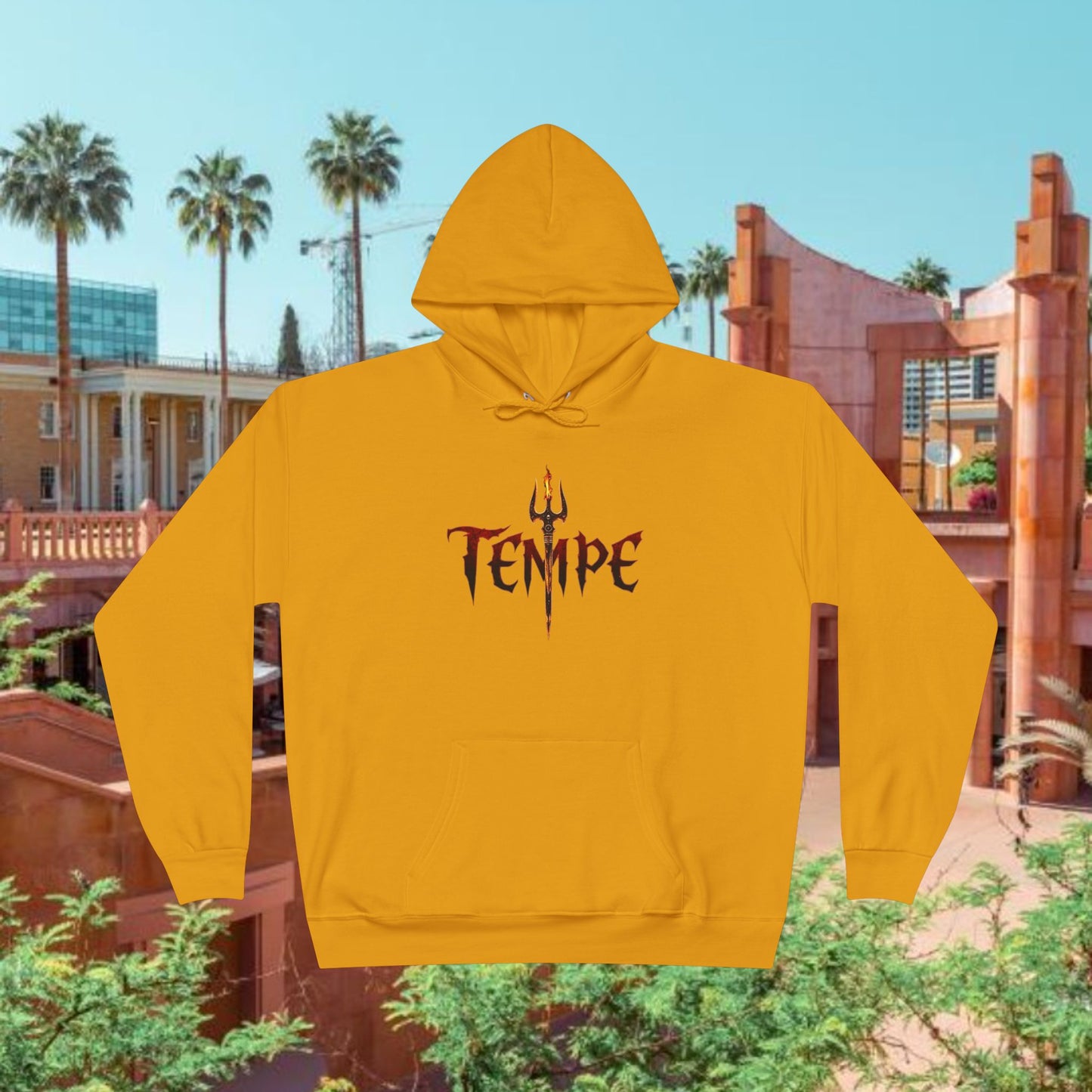 Tempe Eco-Friendly Unisex Hoodie - Stylish & Comfortable, Perfect for Gifts, Casual Wear, and Gameday, Students and Fans