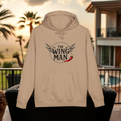 Wingman Hoodie — 'The Wing Man' Graphic Pullover for Friends & Groomsmen