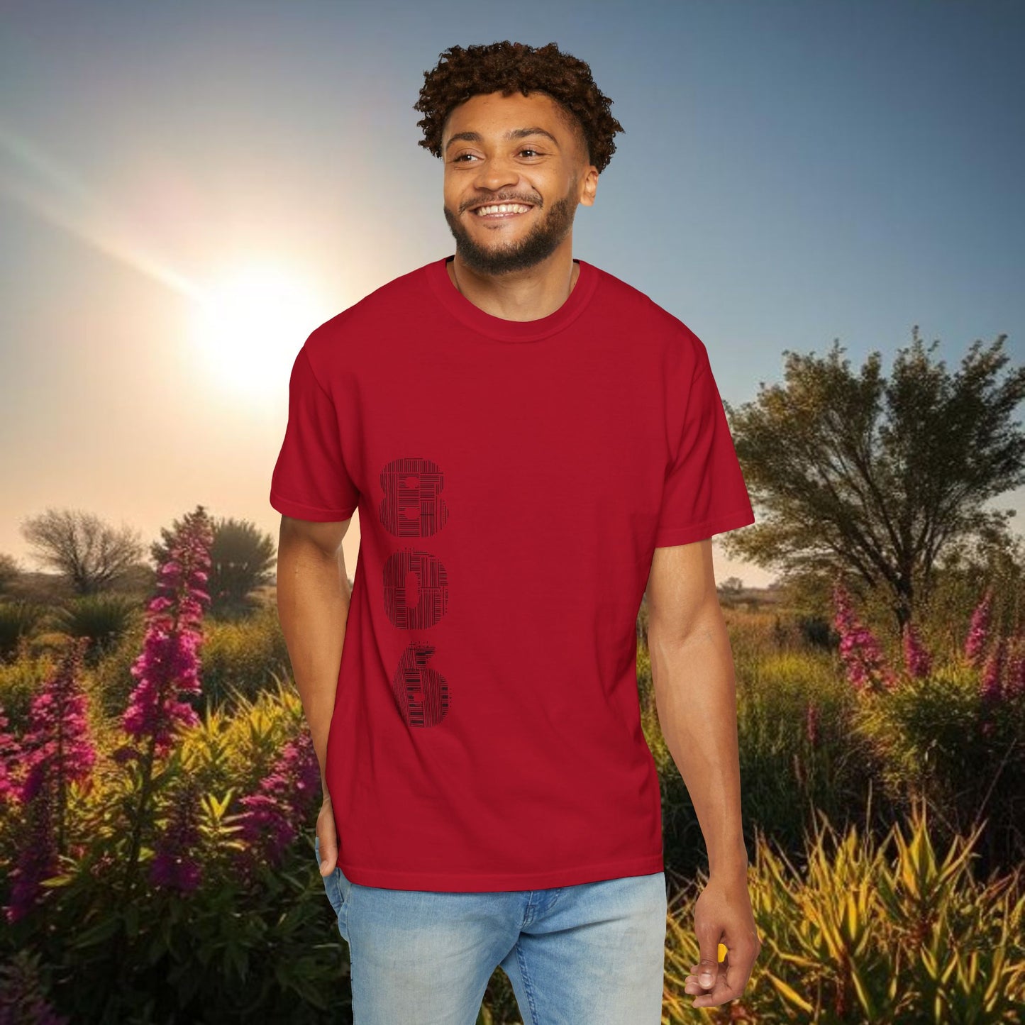 Cowboy T-Shirt — 806 Area Code Shirt with cool Cowboy Design, Gameday Tee